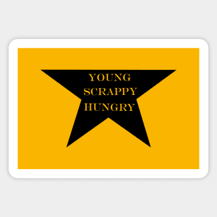 HAMILTON-Young scrappy hungry- Sticker